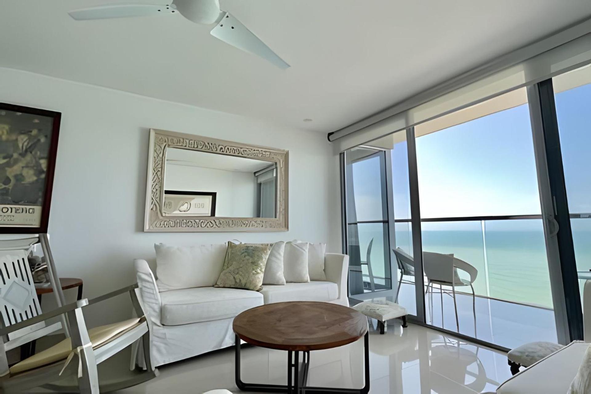 Lujoso Apto De 2 Hab En Piso 20 - Morros Apartamento Cartagena